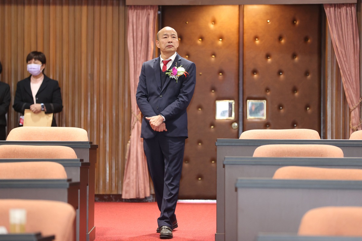 當選立法院第11屆立法院院長韓國瑜。 圖：立法院記者聯誼會提供。
