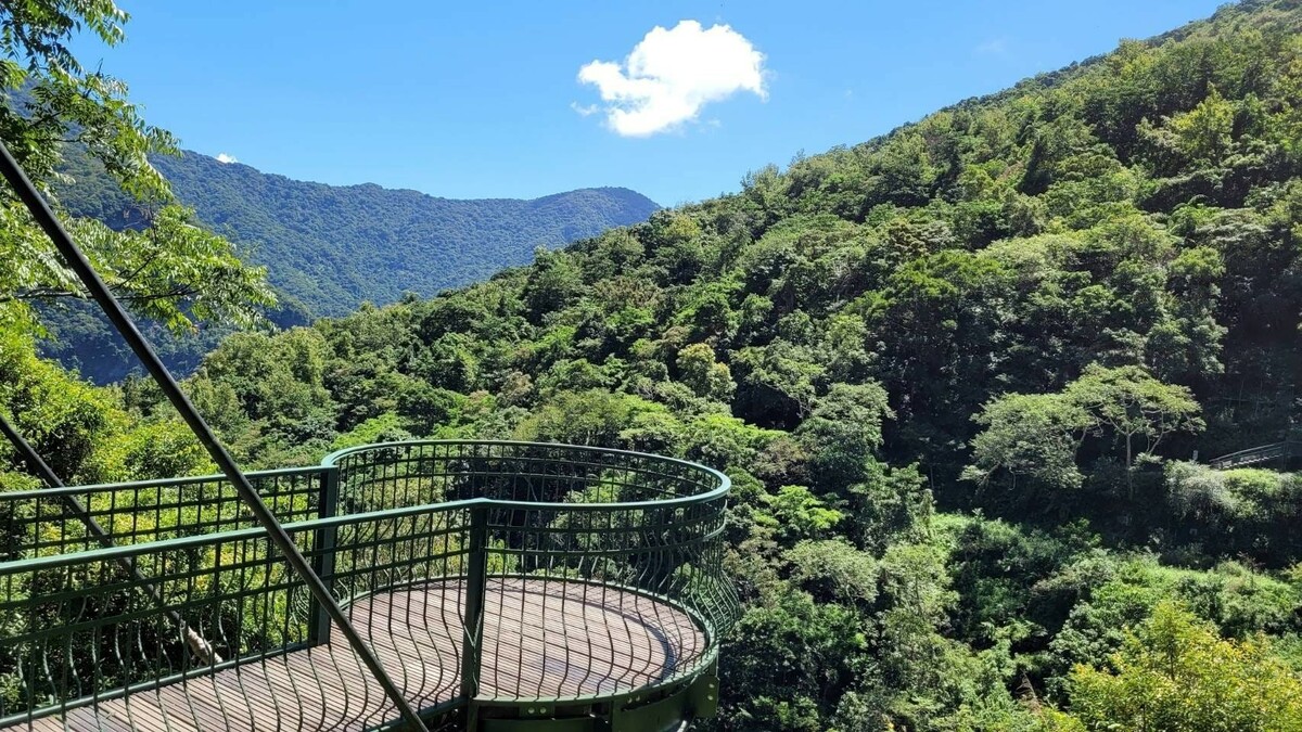 玉山國家公園南安遊客中心-山風伸展臺。 圖：內政部提供