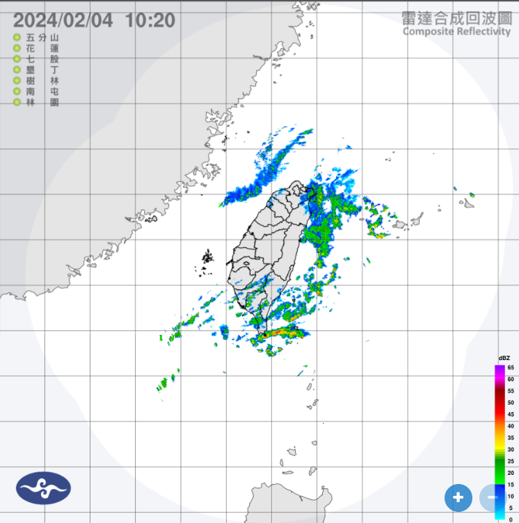 「天氣風險」表示，今雖然東半部有短暫雨、西半部有雲或霧，但各地氣溫呈上升趨勢，宜把握今日大掃除。 圖：翻攝自氣象局網站