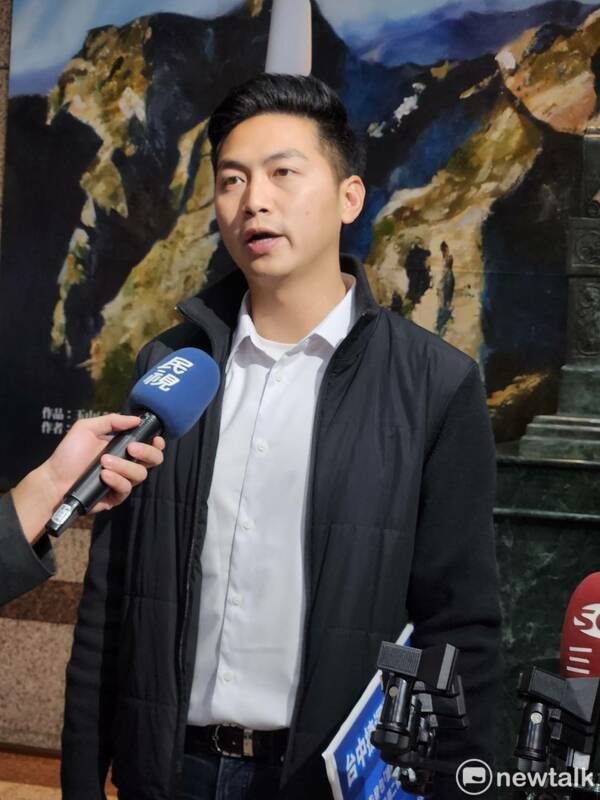 國民黨台中市第四選區立委廖偉翔。 圖：黃建豪/攝