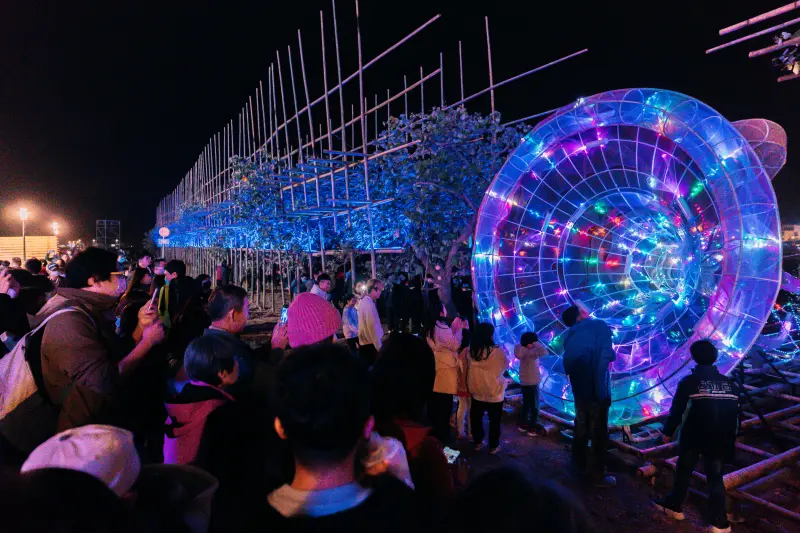 ▲2024台灣燈會台南登場，啟燈不到一週即破百萬人次參觀。（圖／台南市府）