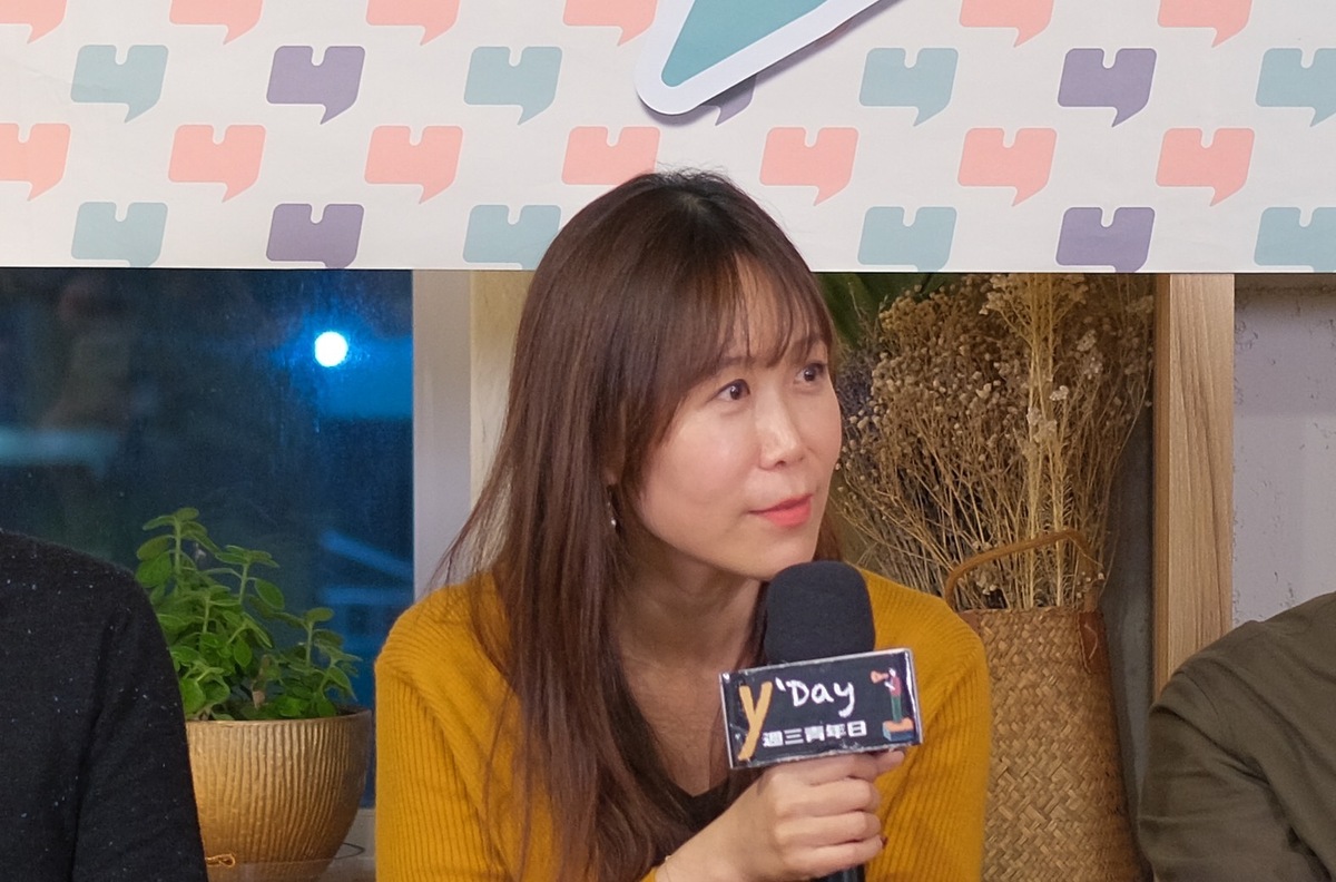 伴旅心理治療所所長曾心怡強調，青年心理健康的議題，我們得先認為是全民的事，而不是只是諮商輔導專業的任務。 圖：Y’s Day「週三青年日」提供
