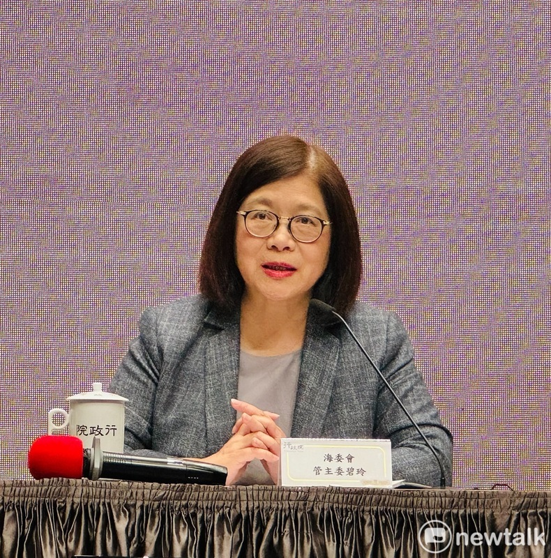 海洋委員會主委管碧玲。 圖：謝莉慧/攝（資料照）