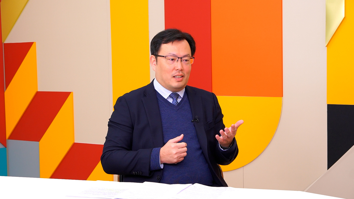 體育署長鄭世忠。 圖：自由時報網路節目「官我什麼事」提供