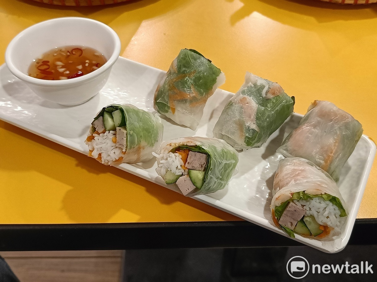 越式春捲。 唐復年/攝
