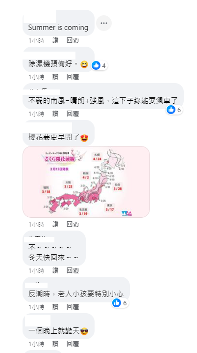 天氣型態變化大，讓不少網友相當有感，「一個晚上就變天」、「除濕機預備好」。 圖：取自鄭明典