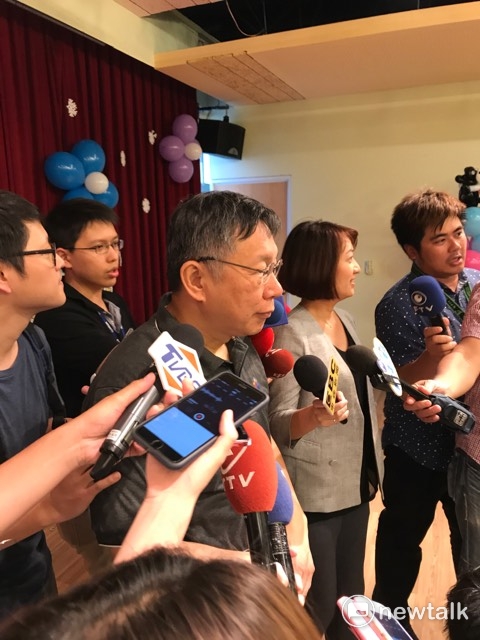 台北市長柯文哲受訪。 圖 : 周煊惠／攝