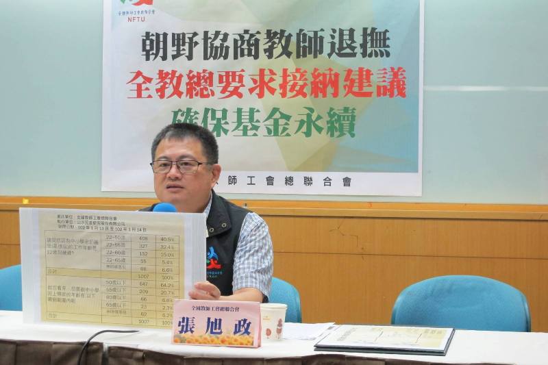 全教總近年來對年改法案提出許多修改建議。 圖 : 翻拍自全教總臉書