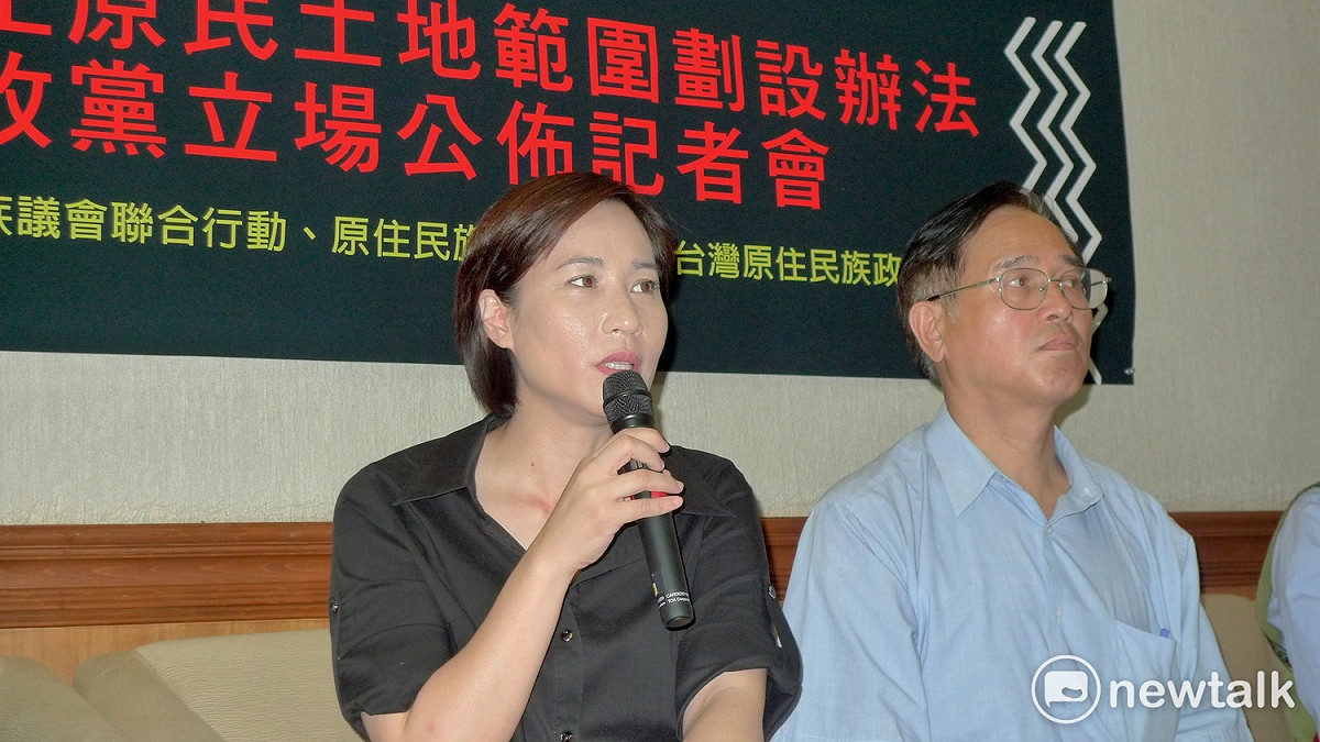 高潞・以用（左）28日指出，蔡政府若未對權利回覆有積極作為，會使道歉變得非常「廉價」。 圖：汪少凡／攝