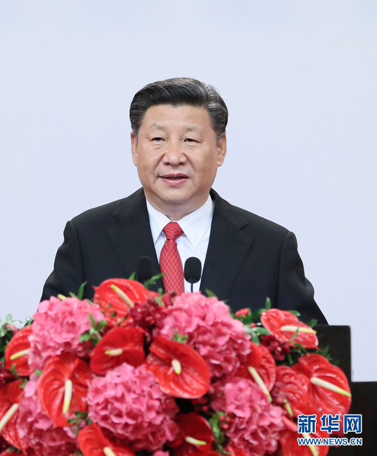 中國國家主席習近平發表七一談話。 圖：翻攝新華網