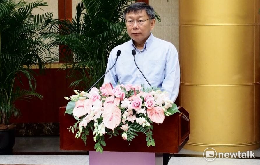 對於中國拘禁李明哲一案，台北市長柯文哲今日回應，他該講的已講，剩下的要交給對方思考。 圖 : 周煊惠／攝