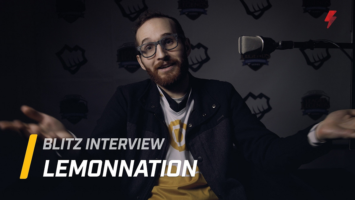 FlyQuest的輔助選手「LemonNation」Daerek Hart。 圖：翻攝自 Blitz Esports