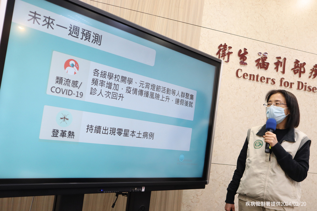 國內流感仍在高峰，疾管署今(20)日公布，上週一口氣新增40例流感併發重症、5例死亡個案，其中死亡個案中，最年輕為1名中部30多歲女性。 圖：疾管署／提供