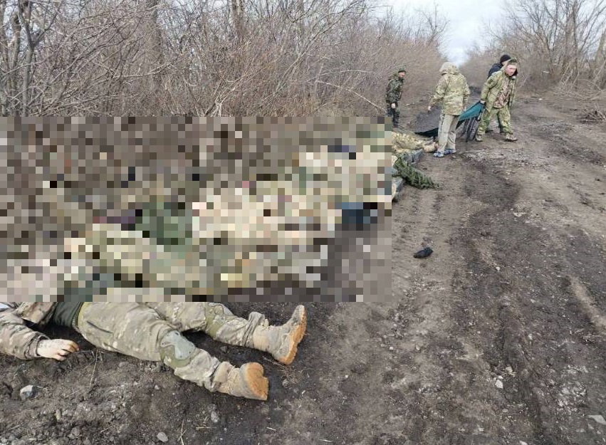 俄軍在前線死傷慘重，已引起俄國國內社會極大的不滿。 圖 : 翻攝自X/Grom1945