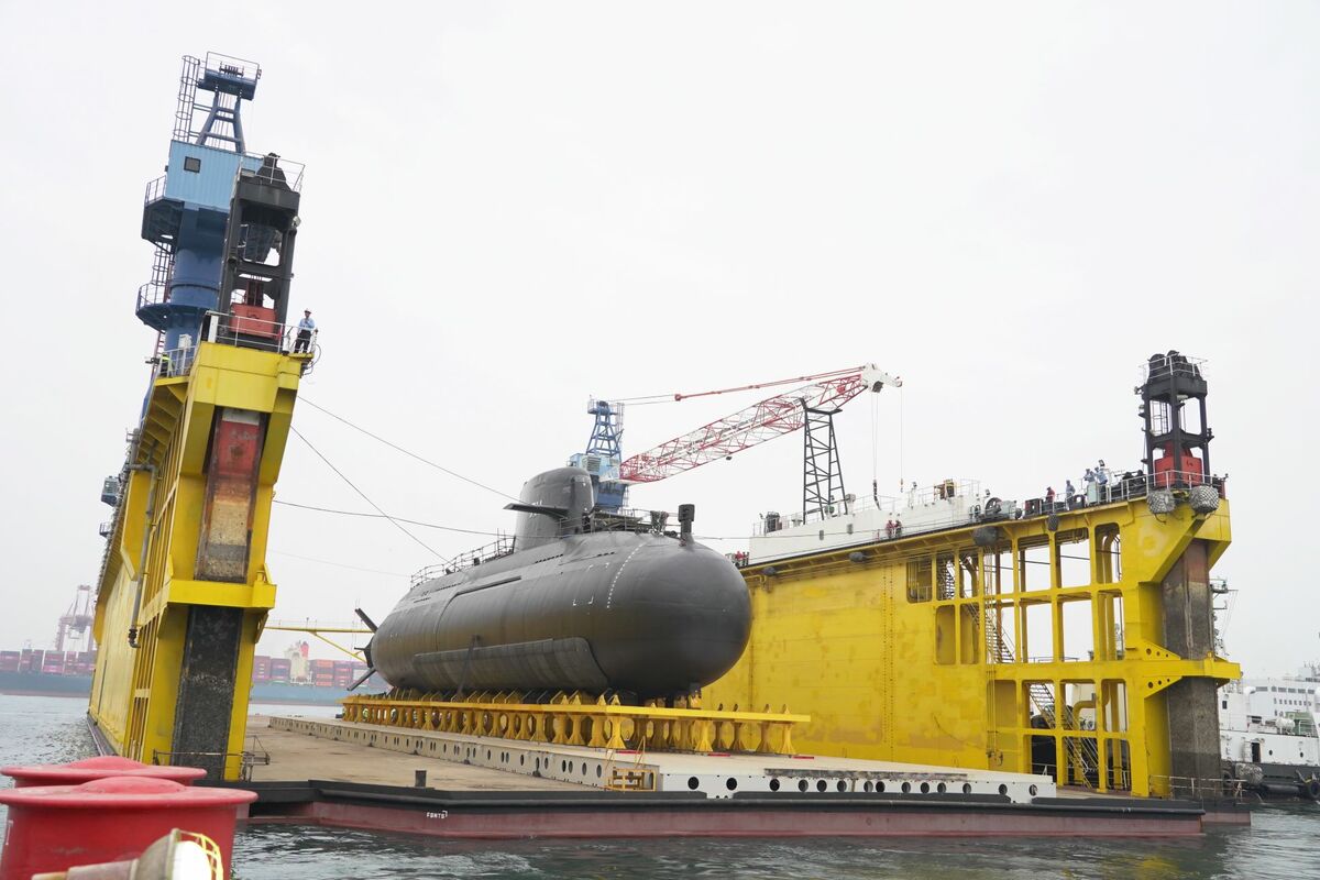 國造潛艦「海鯤號」。 圖：台船/提供(資料照片)