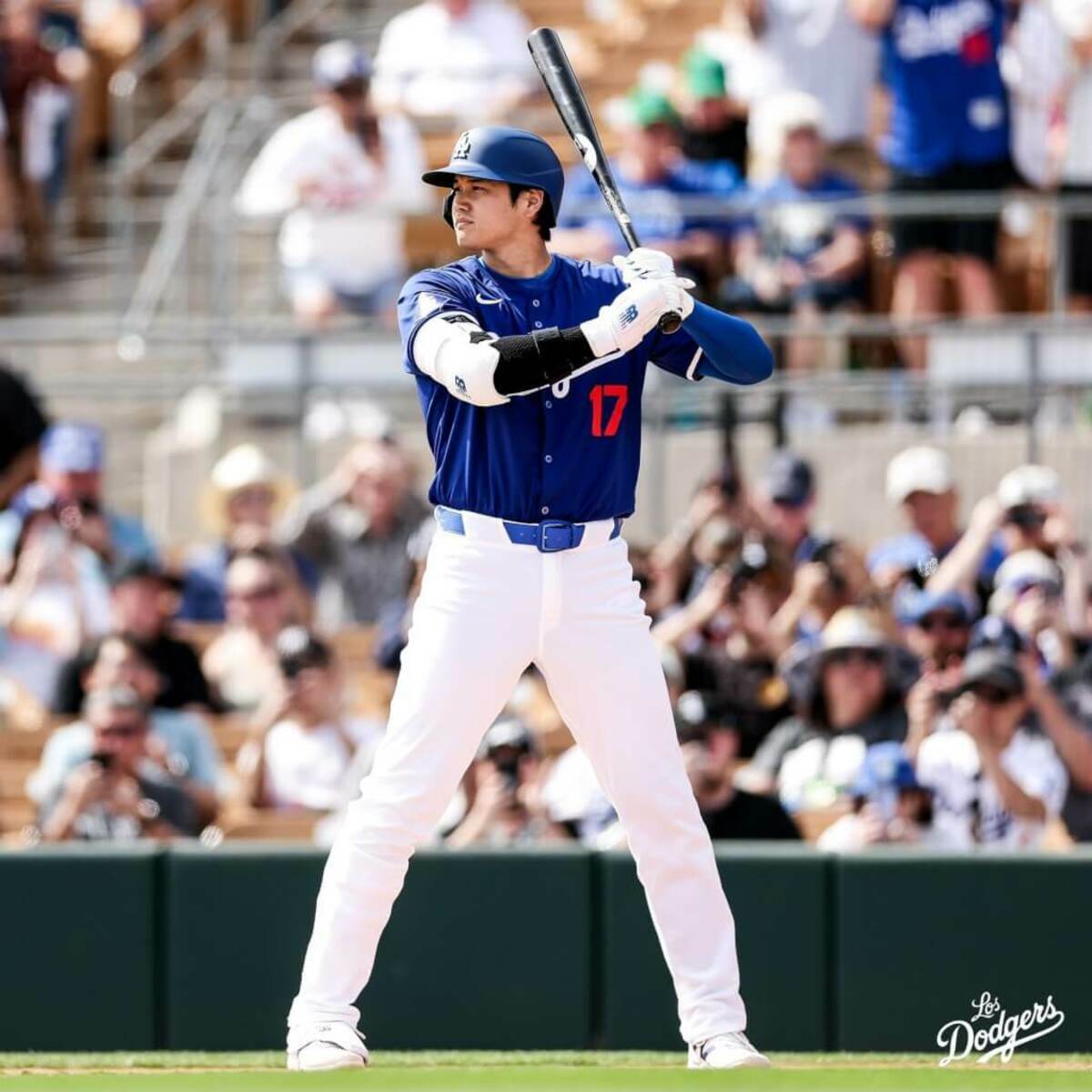 美國職棒洛杉磯道奇投手大谷翔平。 圖：取自twitter.com/LosDodgers