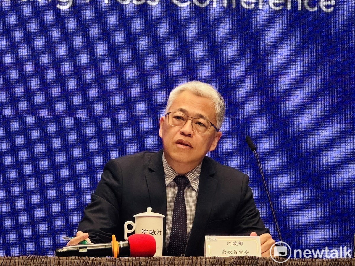 內政部次長吳堂安。 圖：謝莉慧/攝