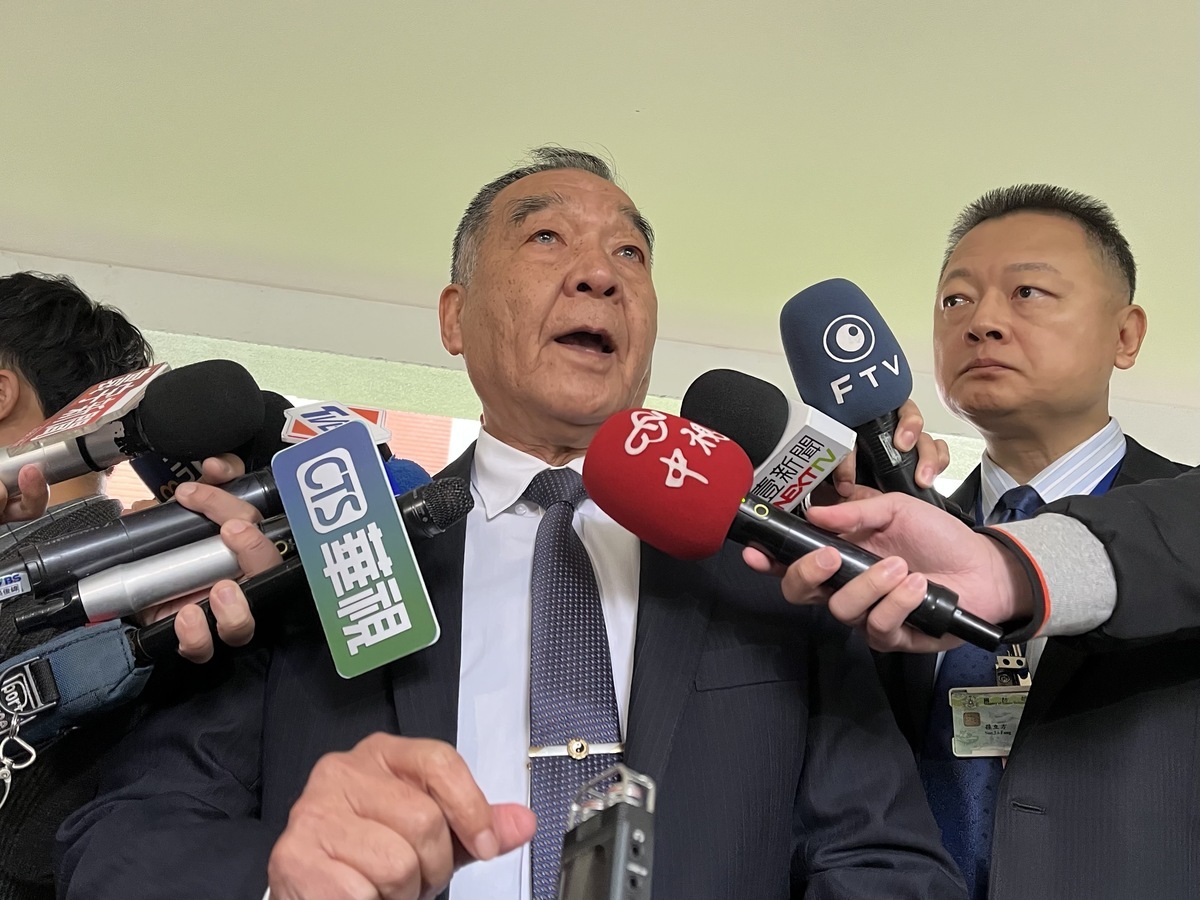 面對中方指海峽中線不存在，邱國正擔憂造成地區壓力升高。 圖：金大鈞/攝
