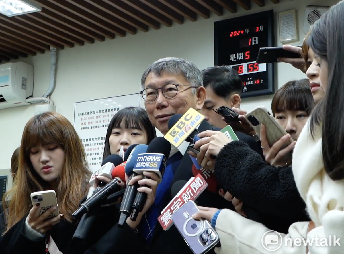 民眾黨主席柯文哲。 圖：周煊惠 / 攝