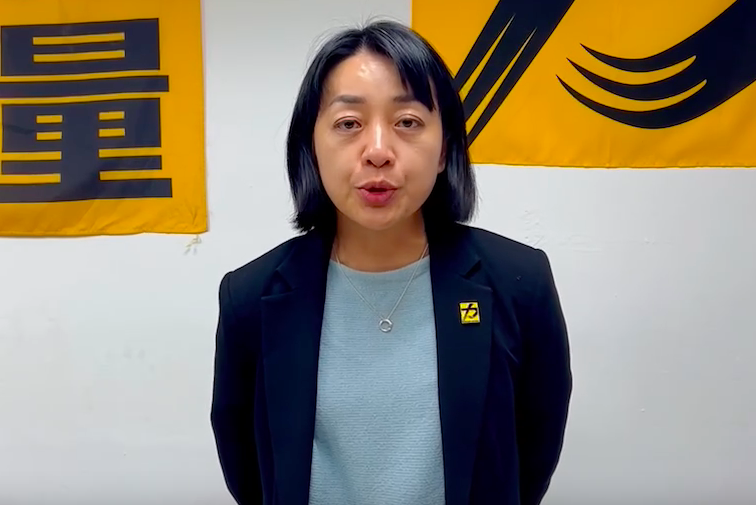 時代力量黨主席王婉諭強調，柯文哲的墮落不代表整個第三勢力。 圖：翻攝自時代力量提供影片（資料照）