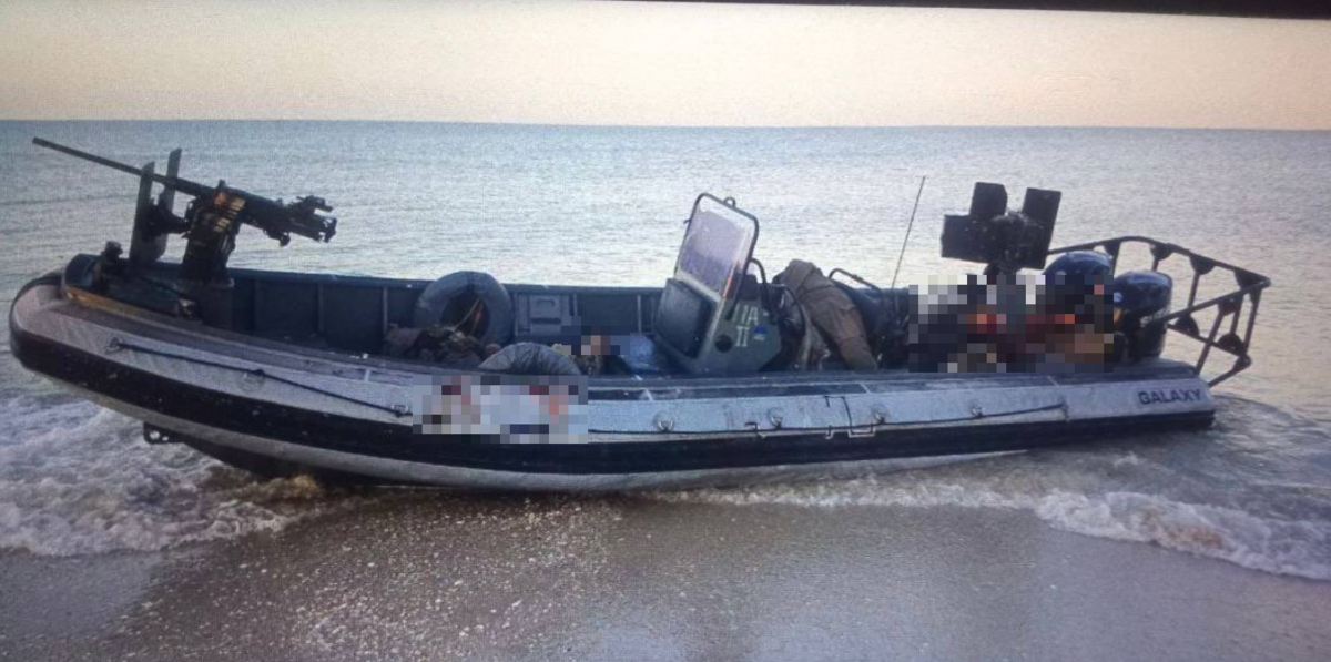 烏克蘭海軍特種 73 分隊在赫爾松方向登陸失敗，小隊全體陣亡。 圖：翻攝自 NiKITa X（前推特）帳號