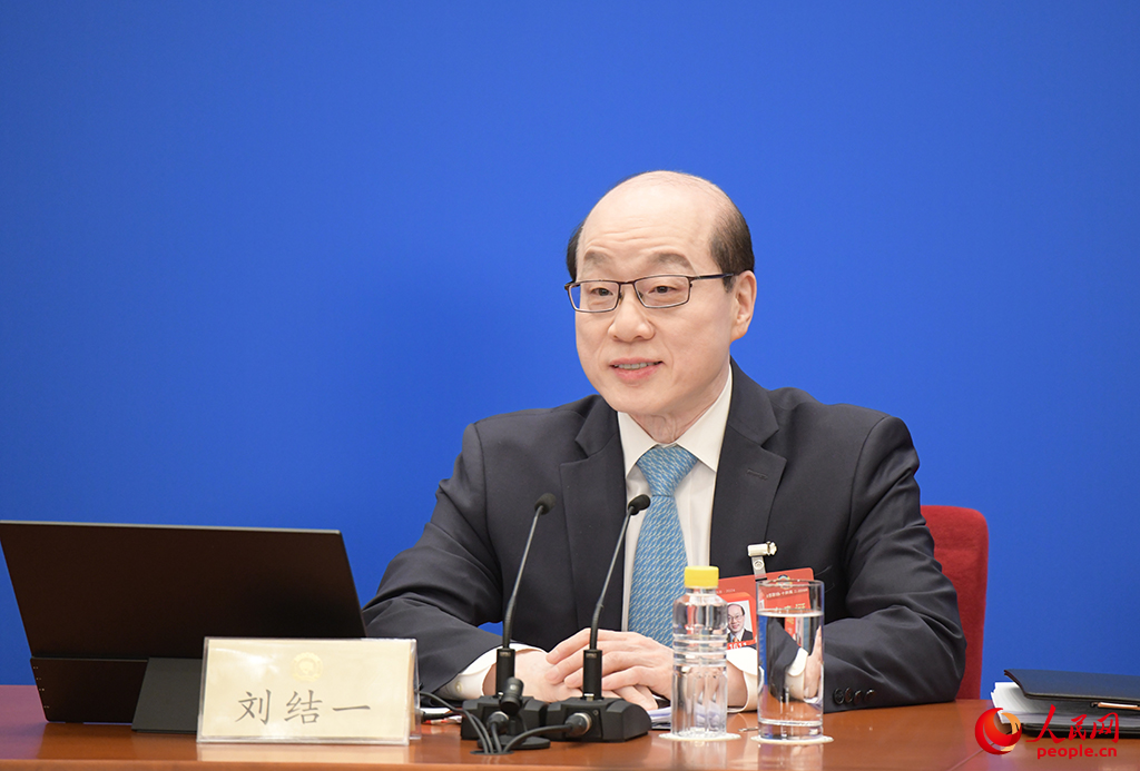中共政協發言人劉結一。 圖：翻攝陸網/人民網