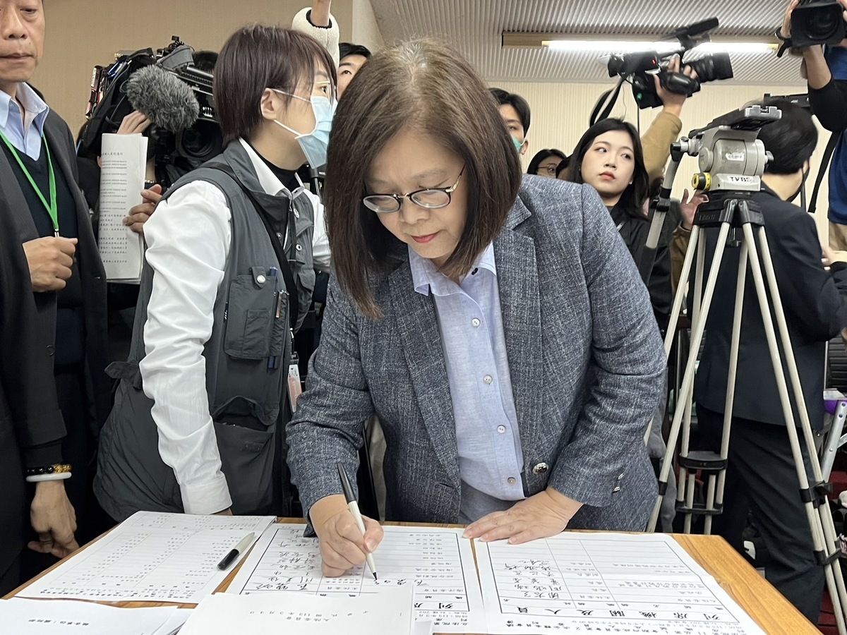 海委會主委管碧玲今赴立院進行中國快艇翻覆案進行專案報告。 圖：金大鈞/攝