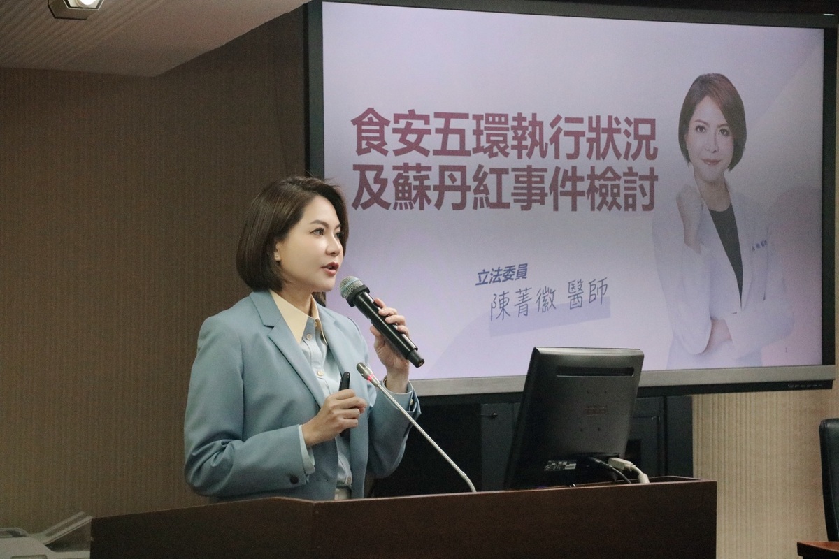 國民黨立委陳菁徽。 圖：陳菁徽辦公室/提供