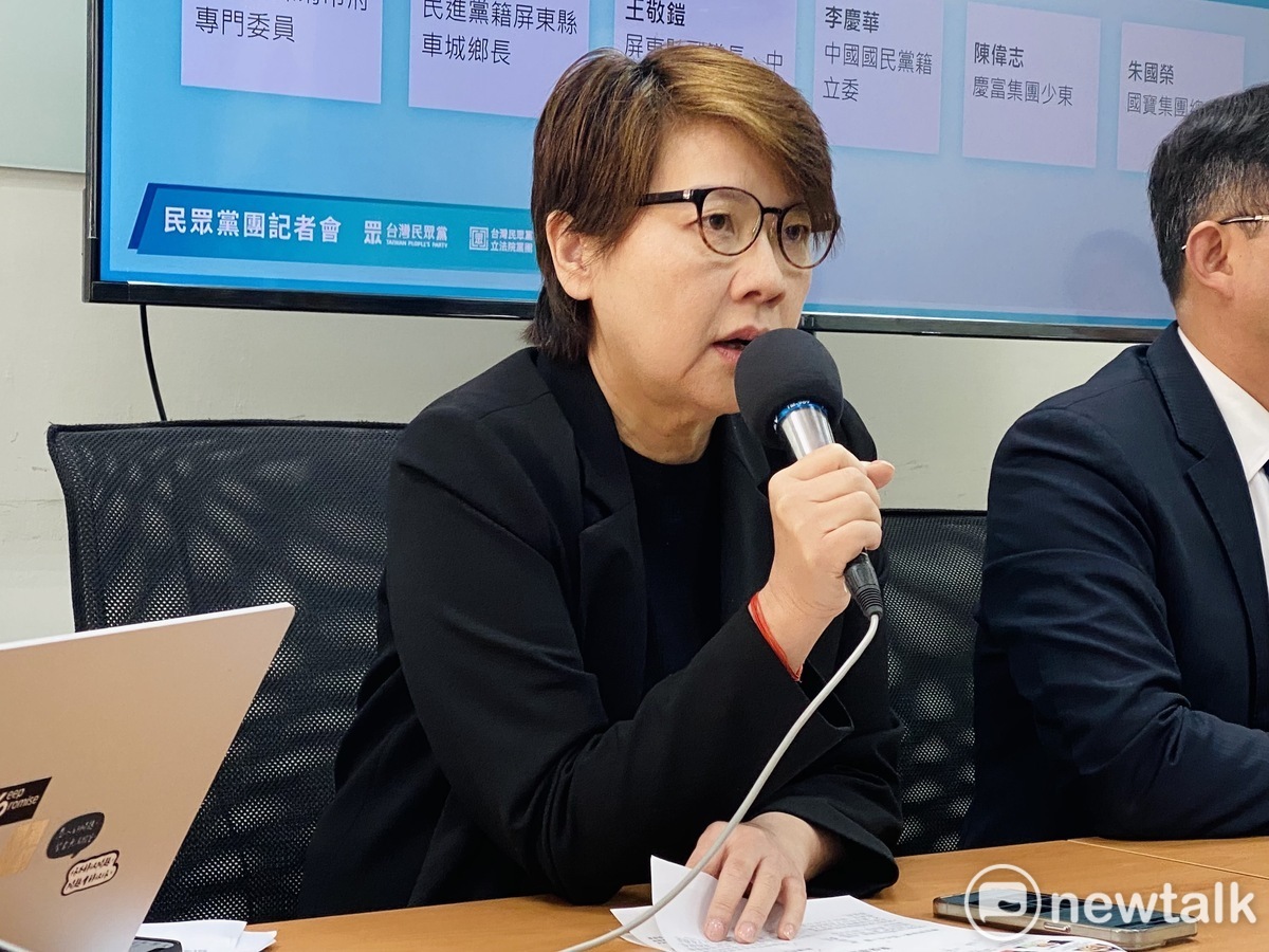 民眾黨團副總召黃珊珊。 圖：周煊惠 / 攝（資料照）