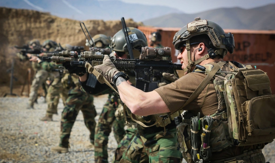 美軍綠扁帽部隊。 圖 : 翻攝自US Army