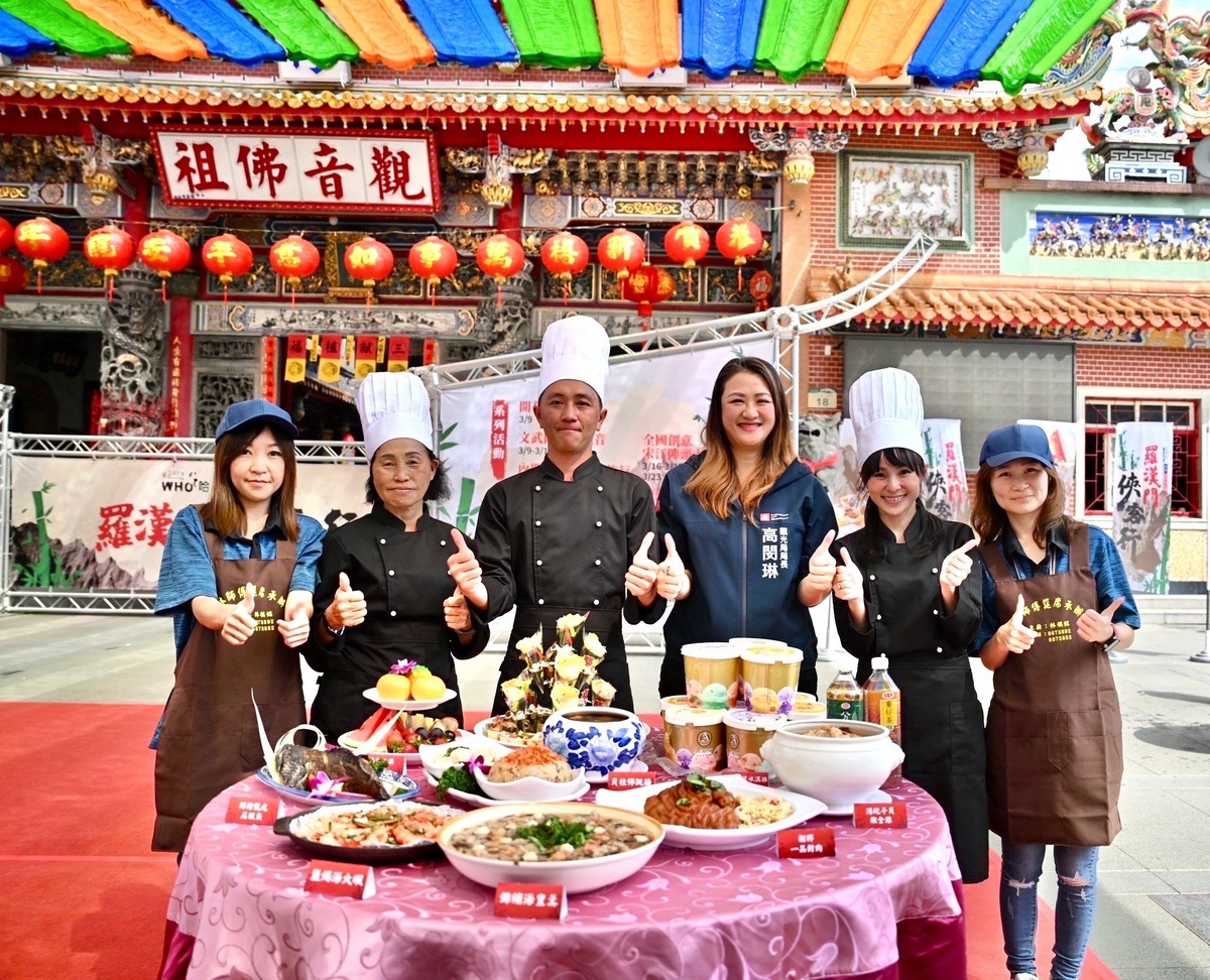 宋江大宴菜色澎湃，歡迎大家來訂桌。 圖：高雄市觀光局/提供