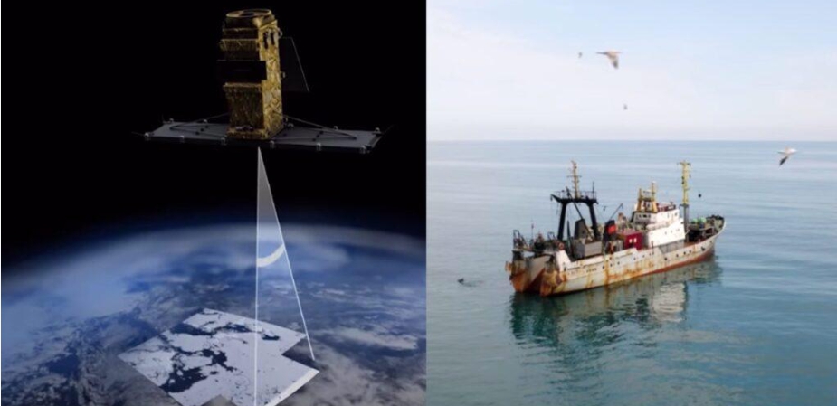加拿大提供「暗船偵測系統」（Dark Vessel Detection System）的資料給菲律賓，使該國的海巡單位可以藉衛星隱藏行蹤。 圖 : 翻攝自 Canada’s new Dark Vessel Detection program