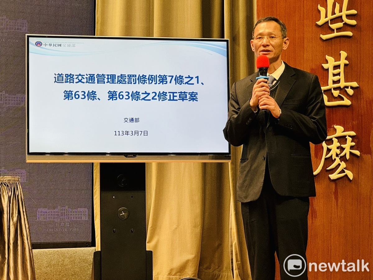 交通部公共運輸及監理司林福山司長。 圖：謝莉慧/攝