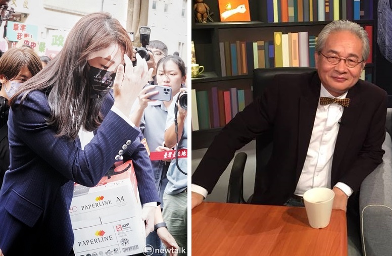新竹市長高虹安（左圖，新頭殼資料照）官司纏身，日前自訴控告《給我報報》創辦人馮光遠（右圖，翻攝自臉書）公然侮辱，也遭駁回。 圖：新頭殼合成