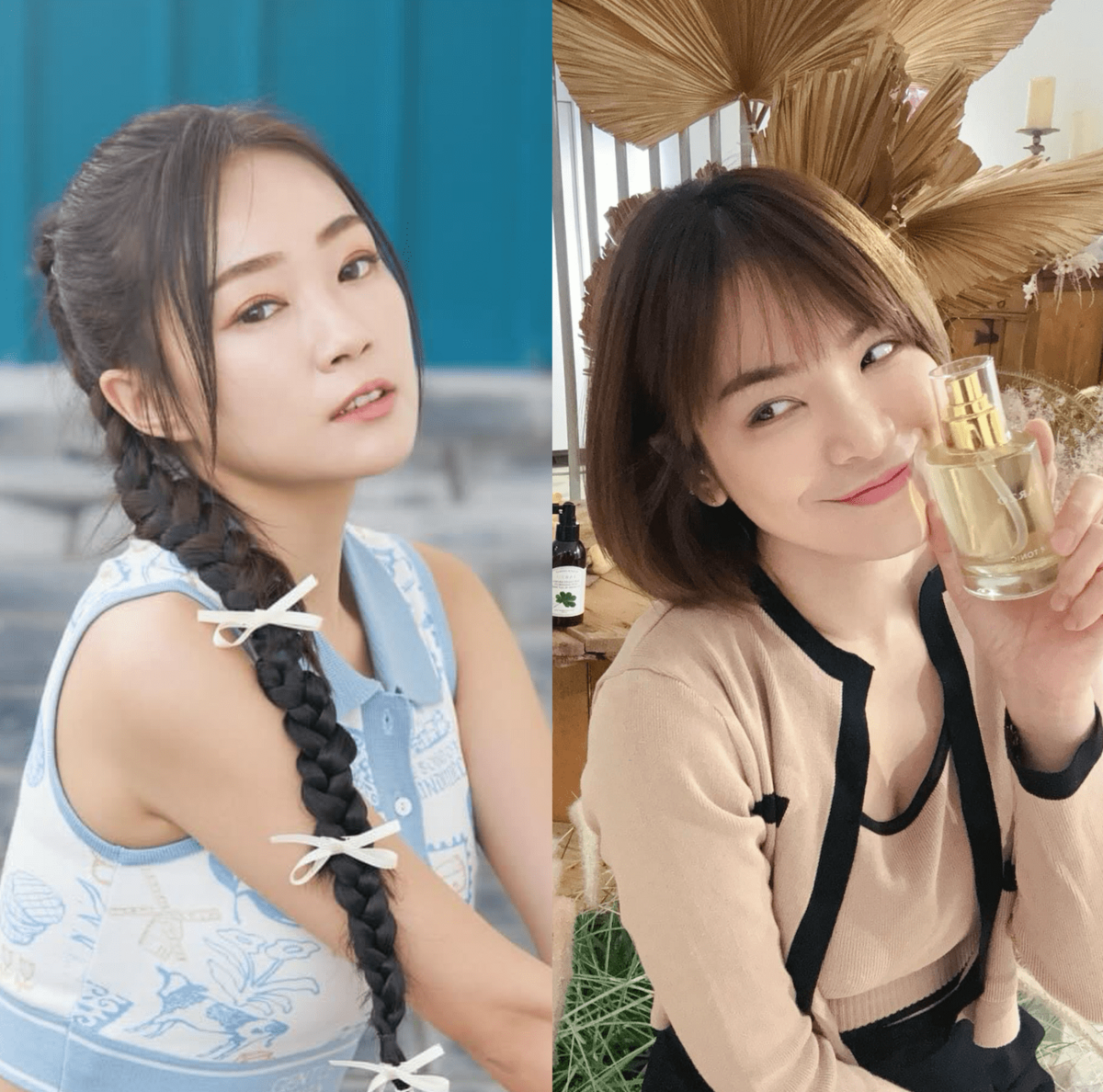 詹子晴（左）遭網友質疑是走後門拿公關票。對此，詹子晴解釋可以先輸入一次九宮格，搶票速度會變快。然而此番言論卻被陳沂揪出疑點「KKTIX搶票沒有九宮格」。 圖：翻攝自詹子晴、陳沂FB