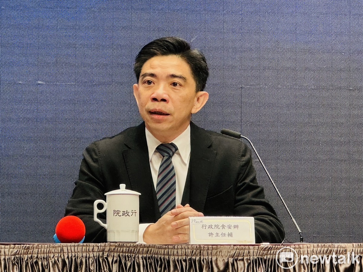 行政院食品安全辦公室主任許輔。 圖：謝莉慧/攝
