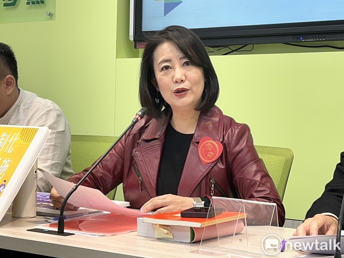 外界認為國安會與國防部台海研判現分歧？民進黨團幹事長吳思瑤澄清：態度一致方向沒變。 圖：金大鈞/攝