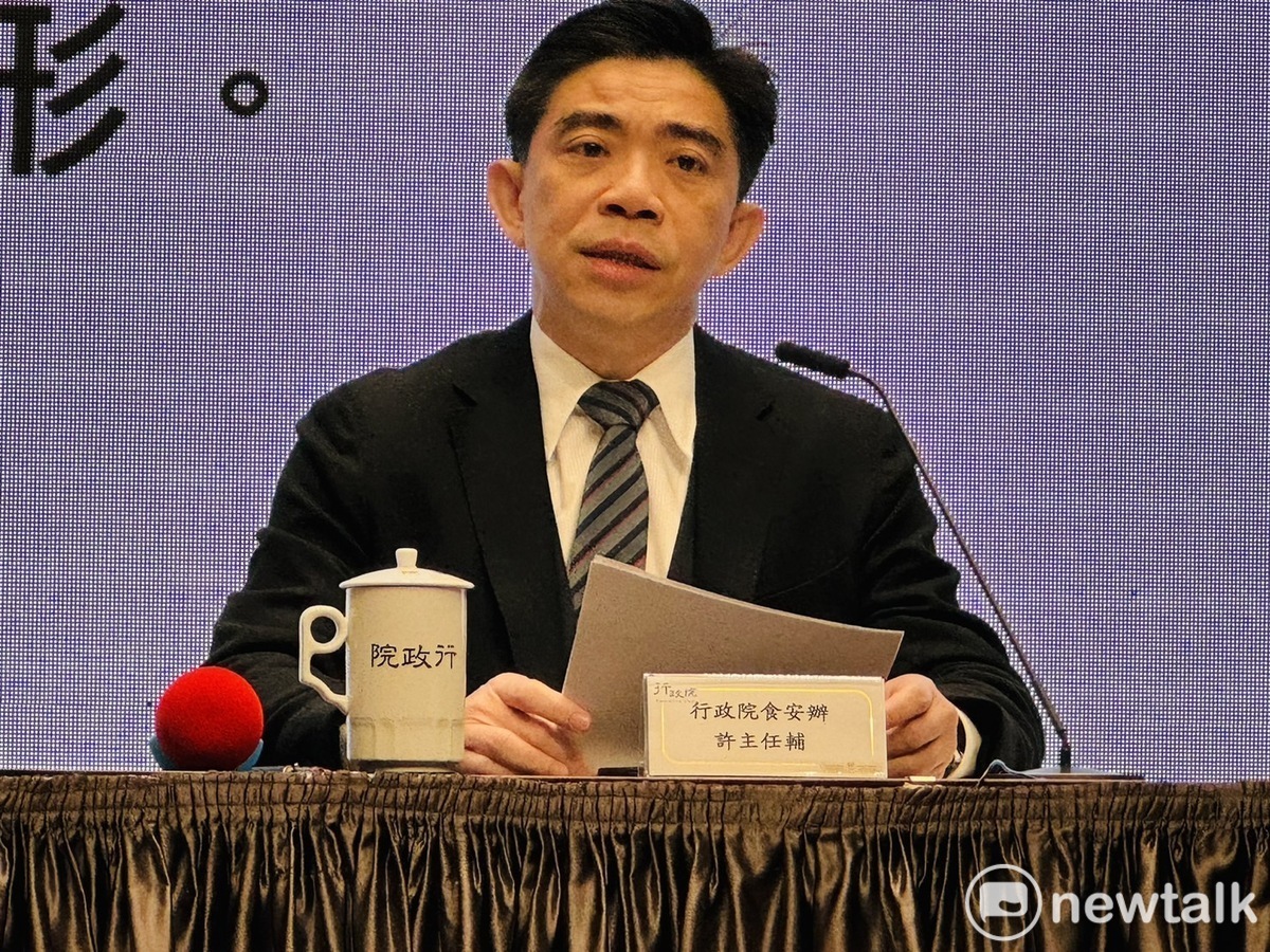 行政院食品安全辦公室主任許輔。 圖：謝莉慧/攝