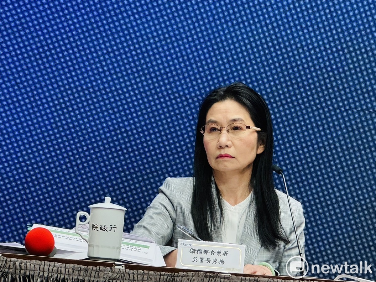 衛福部食藥署署長吳秀梅。 圖：謝莉慧／攝