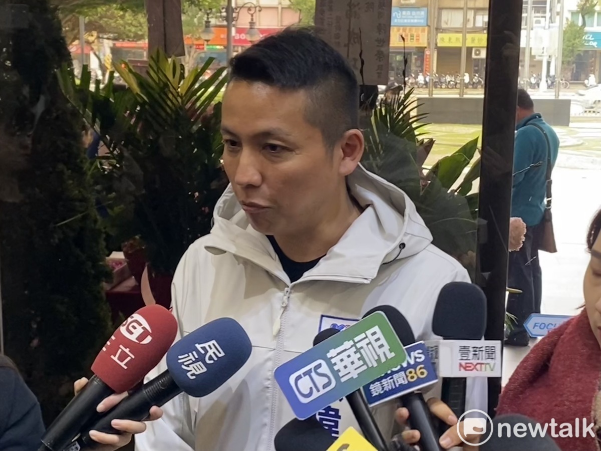 新北市議會國民黨團書記長陳偉杰。 圖：周煊惠 / 攝