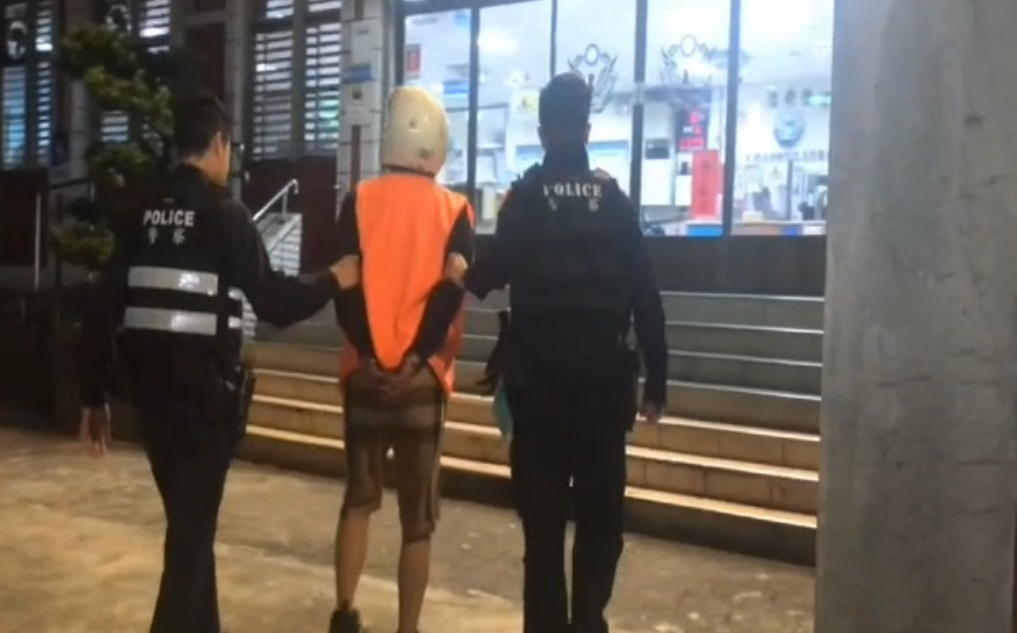 警方後續全力追查逃逸的一男一女，並於10日晚間順利逮捕2人。 圖：林昀真翻攝