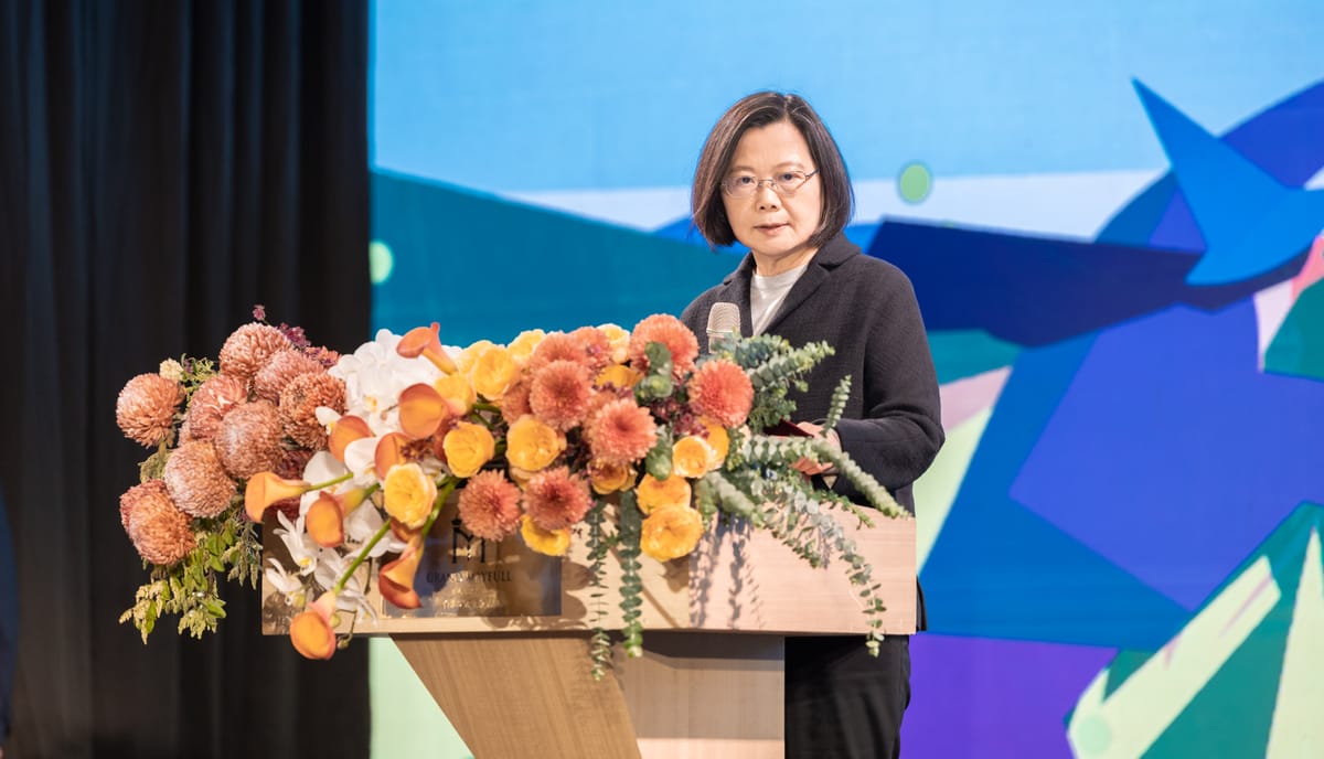 總統蔡英文對台日關係著力甚深。 圖：總統府提供