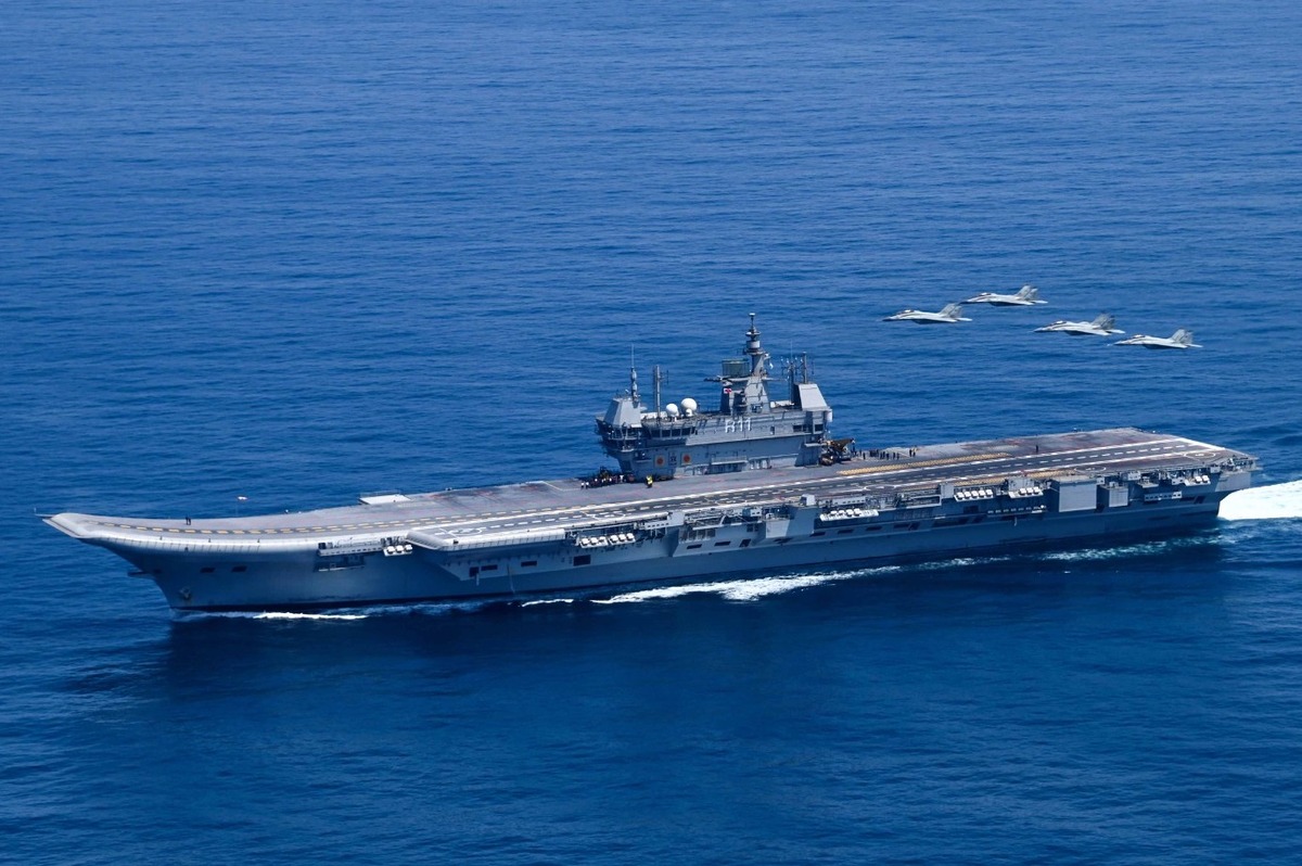 印度國產 「勇敢號」航空母艦 圖：取自維基百科