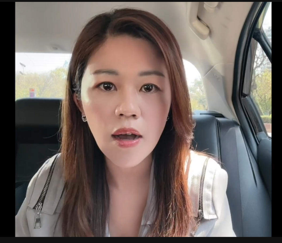 台北市議員洪婉臻痛批公車淪為統戰工具結果公運處沒有發現，顯現蔣市府螺絲鬆了。 圖：洪婉臻提供