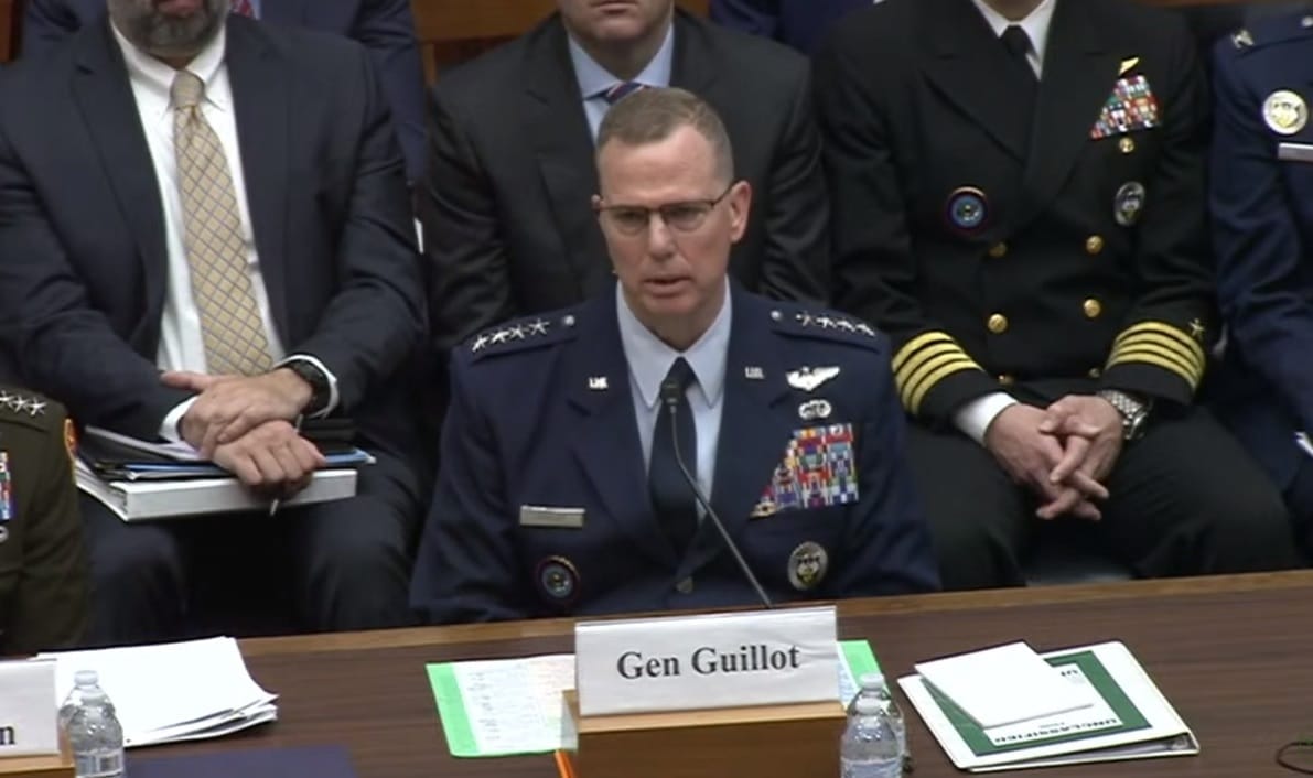 北美防空司令部司令吉洛特（Gregory M. Guillot） 圖：U.S. House Armed Services Committee/YouTube