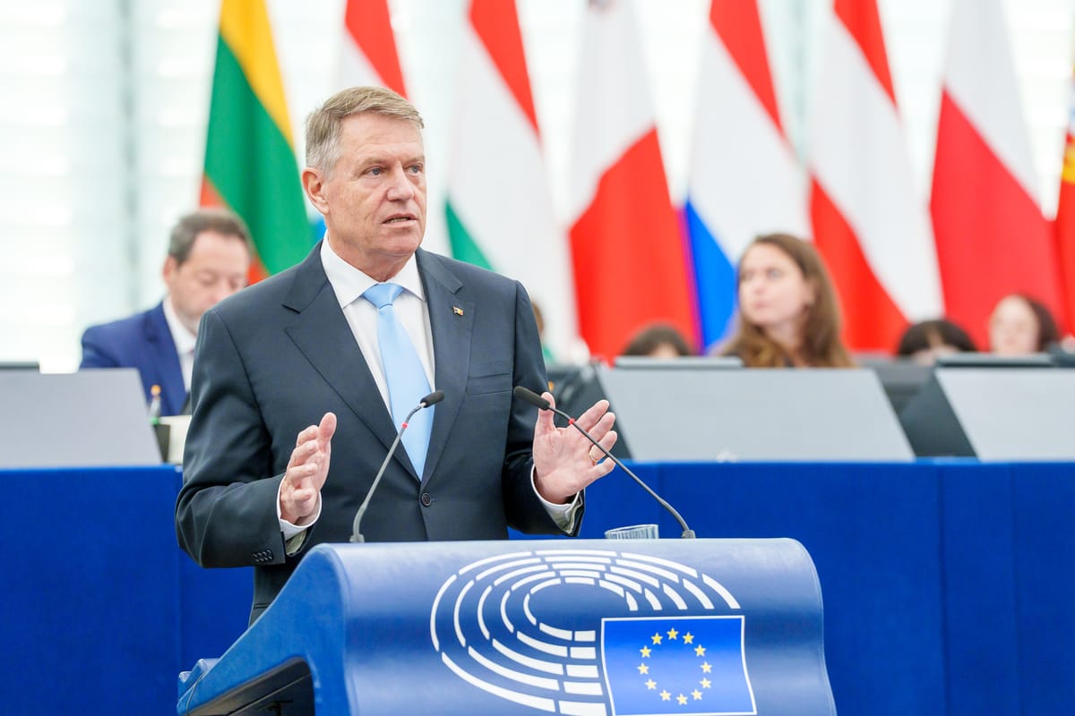 羅馬尼亞總統約翰尼斯(Klaus Iohannis)宣布將角逐北約(NATO)秘書長職務。 圖：翻攝「X」@KlausIohannis