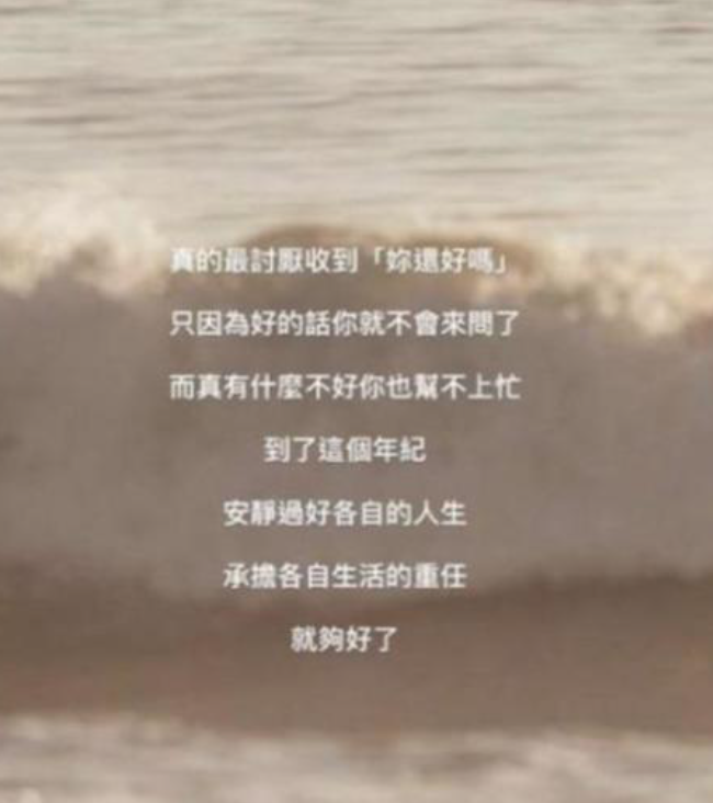 另外，由於姊姊染毒，Amber也收到很多關心，但Amber坦言「真的最討厭收到『妳還好嗎』，只因為好的話你就不會來問了，而真有什麼不好你也幫不上忙」。 圖：翻攝自Amber IG
