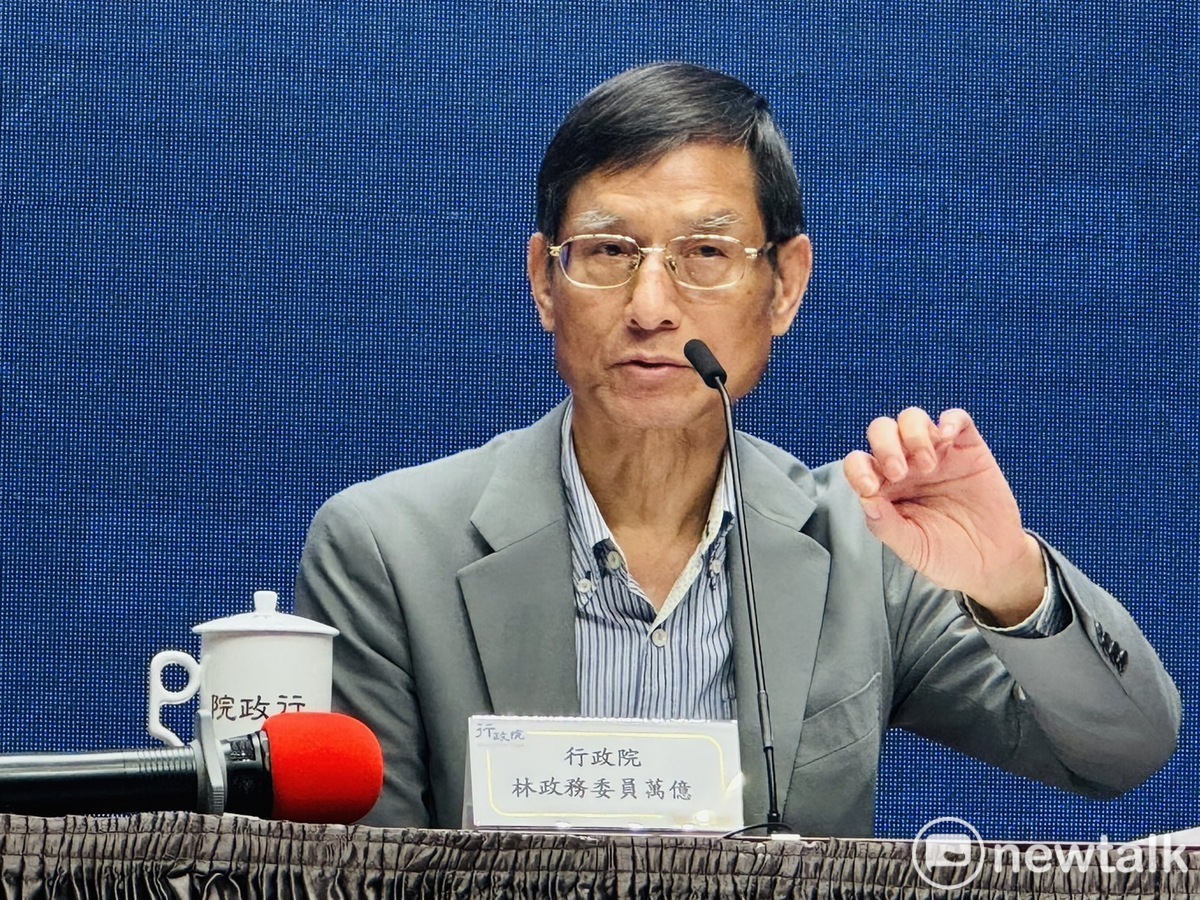 行政院政務委員林萬億。 圖：謝莉慧/攝