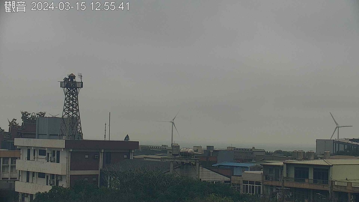 今(15)日環境風場為偏東風至東南風，清晨西半部風速弱且中南部垂直擴散條件較差，有利污染物累積，金門受中國東南沿岸污染物影響，污染物濃度較高。 圖：翻攝自空品監測網