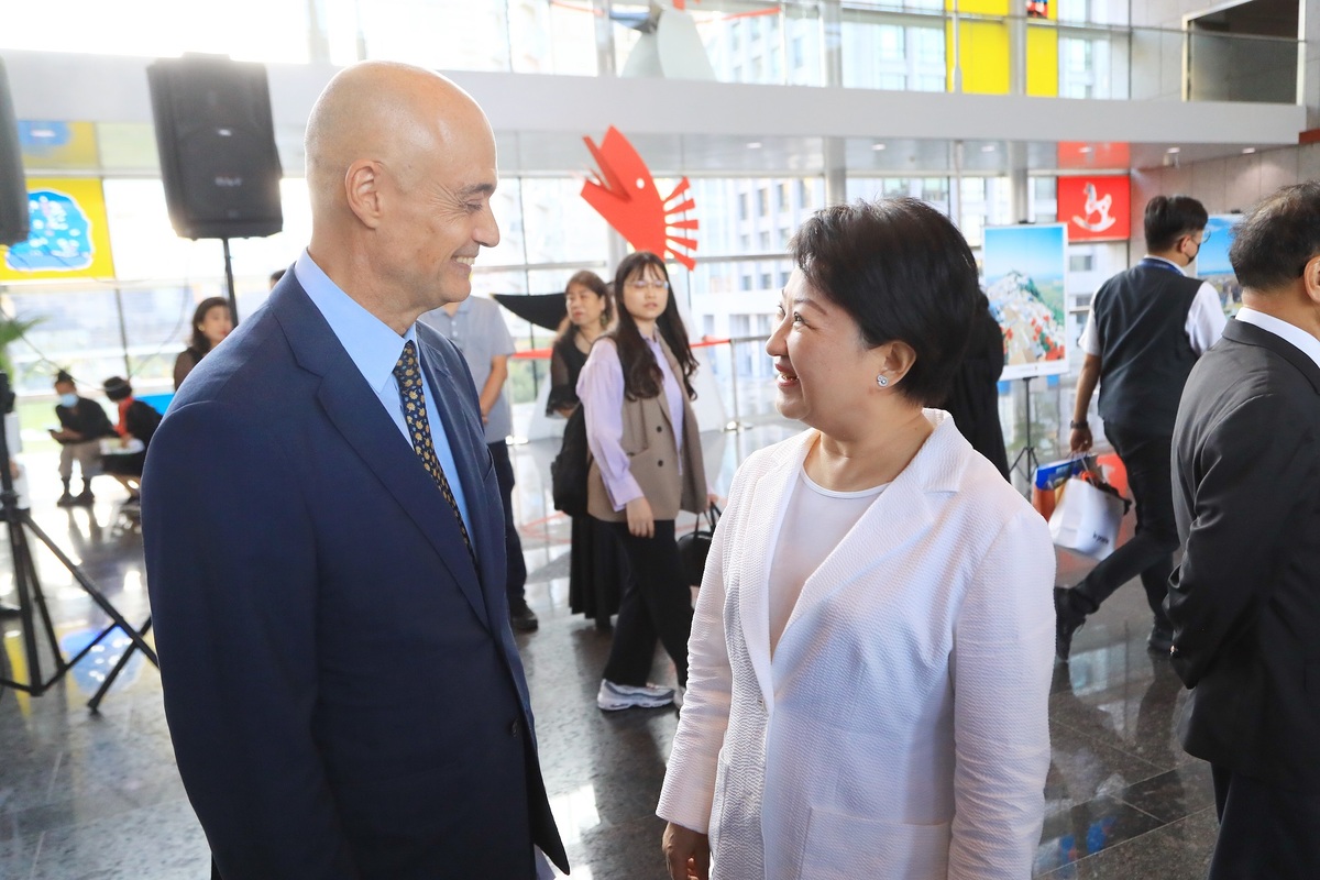 西班牙的國慶交流酒會選在台中市，也為盧秀燕在外交領域上的表現大大加分。 圖：台中市政府/提供